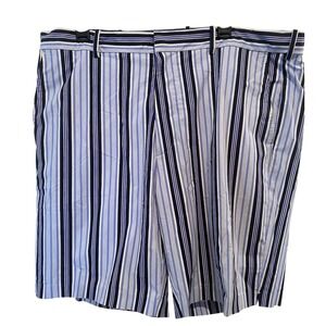 Ralph Lauren Men's Polo Golf Swim Shorts Brit‎ West Indie Blue Striped 38 Waist